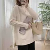 Vrouwen Mock Neck Pullovers Trui Hoge Kwaliteit Oversized Jumper Split Fall Winter Kleding Beige Paars Groen 8 Kleuren C-232 211007