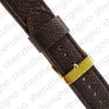 Lyxarmband Smarta remmar för Apple iWatch Band 7 6 4 3 Series 41mm 45mm 44mm Armband Designer Läderarmband Guldlänkar Nit Armband Mode Blomma Män Kvinnor