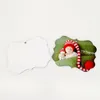 DIY Custom Christmas Decorations Feestartikelen MDF Sublimatie Blank Hanging Ornament voor Kerstmis Dubbelzijdig kan zijn