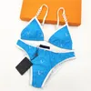 Femmes Sexy Halter Bikini Sports Nautiques Plage Porter Deep V Maillot De Bain Femmes Bord De Mer Voyage Split Maillots De Bain