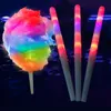 LED Cotton Candy Stick Ciekawy Kolorowe LED Light Sticks Flash Glow Do Koncerty Wokalne Nocna impreza T2I52795