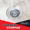 Förvaringspåsar kök vatten handfat filter silververktyg rostfritt stål golvavlopp täcker dusch hår catche stopper172g