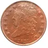 ABD zanaat klasik kafa yarım sentleri 1809 1836 13pieces tarihleri ​​Seçme 100 bakır kopya parası brass süsleri ev dekorasyonu a3415305