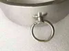 NXY Sex Volwassen Speelgoed 4cm Hoge Roestvrijstalen Hals Krager Metalen Bondage Hoofdsteunten Slaaf BDSM Speeltjes Voor Vrouw Mannen Mannen Volwassene Spellen O-ring Kragen1216