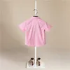 مصمم الأطفال القمصان الملابس العلامة التجارية الصيف منقوشة قميص للأولاد طفل رضيع ملابس قصيرة الأكمام تي شيرت الأطفال الملابس Q0716