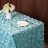 Tafelkleed bruiloft decoraties rozet tafelkleed tafelkleden baby blauwe bruids douche 60x102inch