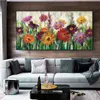 Flower Painting Canvas Art Wall Art Pictures For Living Room Colorful Posters And Prints Modern Home Decor Landscape Cuadros