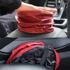 Novo armazenamento de carro busket interior recipiente de lixo para organizador de resíduos titular lata de lixo à prova dwaterproof água bin dobrável auto accessori