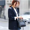 Women's Suits & Blazers Suit Korean Version Of Casual Straight-Cut Double Breasted Jacket Autumn
