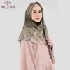 Kain Sifon En Coton Plised Oversize Islamski Szal Miękki Tłumik Hidżabs Szalik Head Bawełniany Muzułmański Hidżab Scarv Dog Szalik