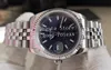 18 Style 36 mm zegarek męskie zegarki Automatyczne 2813 Ruch Blue Srebrny Jubileusza Bransoletka BP Factory 116234 Data Diamond CR248B