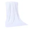 Sublimation Blank Beach Towel Polyester White Rectangle Handkerchief 70*150cm Thick Absorbent White Towels DIY Personalized Travel Pool Home Bathroom