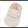 Bags Nursery Bedding Baby Kids Maternity Drop Delivery 2021 Footmuff Liner Pushchair Stroller Car Seat Fuzzy Winter Warm Sleepwear Baby Wraps