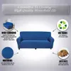 Stretch canapé couvre élastique meubles protecteur polyester causeuse canapé l fauteuil pour salon 210724