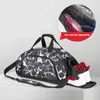 Gimnasio para mujer Bolsas de hombro grandes de crossbody Marca Big Travel Men's Basketball Fitness Duffle para zapatos Bolsa de deportes seca impermeable Y0721