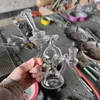 Tipo de vidro grosso transparente tubos de fumo Tipo especial Recycler Óleo de vidro Dab Rigs Percolador Tubulações de Água Junta com 14mm Limpar Acessórios Presentes