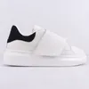 Kids Youth Desingner Buty Moda Blanche Et Noir Platforma Biały Czarny Dream Niebieski Pojedynczy Pasek Outsized Guma Sole Soft Calfskin Skórzane Sznurki Sneakers