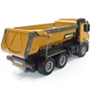 Schnelles Dropship Huina 1573 RC Big Dump Truck 1 14 10 Kanäle 2 4 GHz 7 2 V 400 mAh aus EU USA KANADA AUSTRALIEN 211027269j3062204