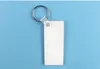 Keychains For Sublimation Mdf Heart Round Love Key Chain Jewelry Thermal Transfer Printing DIY Blank Material Consumables