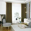 Curtain & Drapes Solid Color Window Blocking Light Living Room Bedroom Drape Home Decor