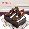 Fashion luxury men's style dress shoes Genuine leather highs quality men casual Peas shoe wedding designer loafers size 38-45