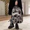 Nowa Moda Nylon Plecak Trend Kobiety Ramię Daypack Laptop Torba Duża Pojemność Podróży Plecak Dla Nastolatek Student SchoolBag Y1105
