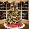 Christmas Tree Skirt Party Xmas Trees Bottom Decoration Flannel Apron Skirts Festival Supplies LLD11120