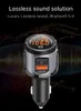BC72 Car charger Bluetooth5.0 MP3 Player FM Transmitter with PD QC 3.0 USB Fast Charging Adapter Wireless Handsfree Cars Kit
