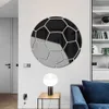 Adesivos de parede de futebol adesivo decorativo Espelho adesivo DIY futebol home decor ginásio esportes esportes jogos autoadesivo acrílico painel 210705