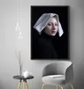 Hendrik Kerstens Photographs his Daughter Napkin Poster Painting Print Home Decor Framed Or Unframed Photopaper Material