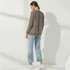 Wixra Thick Sweater Women Knitted Ribbed Pullover Long Sleeve Casual O Neck Jumpers Chenille Clothing Autumn Winter 211123
