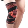 Ginocchiere per gomiti Cinghie Anti-scivolo Compressione Supporto per gambe lavorato a maglia Protezione Pallacanestro Corsa Ciclismo Abbigliamento sportivo Accessori 1pc Manicotto imbottito