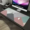 80x30cm XL Lock Edge Gaming Pad Geometrisches Muster Computer Gamer Tastatur Maus Laptop Kissen Schreibtisch rutschfeste Matte