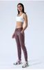 Yogastof voor dames Naakt aanvoelende workout Sport Joggers Broek LU Dames Taille Trekkoord Fitness Hardloopzweetbroek met twee zijpocke250z