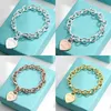 Brins en perles Bracelet Retro Classic Original Ladies S925 STERLING COOD TAG TAGE OSHAPED BIJOURS COURTAL COURTURE FOLM LOVE7307052