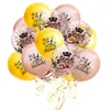 Party Decoration 15pcs Birthday Balloons 12inch Latex Confetti Balloon 16th 21st 30th 60th 80th Anniversary Decorations