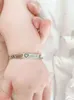 braccialetto a catena in argento per bambini