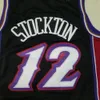 ヴィンテージ1997-98アレンメンズブルー＃3 Iverson Basketball JerseysブラックホワイトステッチジャージーS-XXL