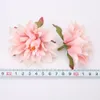 Heads Artificial Flower For Home Decor Fall Flowers Wedding Party Wreath Silk Dahlia Crafts Fake Flowers