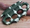 Gewicht Ongeveer 247g Metaal Messing Knuckle Stofdoek Vier Vinger Zelfverdediging Tool Fitness Outdoor Veiligheid Verdediging Pocket EDC Gereedschap Beschermende uitrusting