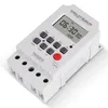 Timer 30pcs AC 220V DC 12V Seconda impostazione Timer digitale Interruttore 24 ore su 24 7 giorni Settimanale programmabile Relè temporizzato Uscita tensione Carico elevato