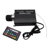 1X High Brightness RGB LED lighting 16W fiber optic light engine with 24key RF remote controller