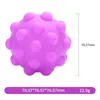 Fidget spielzeug sensorische kreativität 3d silikonfarbe dekompression ball push blase anti stress pädagogische kinder und erwachsene spielzeug geschenk dhl
