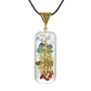 7 chakra energie hanger orgoniet ketting regenboog kristal hangers yoga meditatie kettingen hars sieraden voor vrouwen mannen