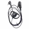 D Form Headset Earpiece Mic för säkerhet 2 Pin Motorola Tvåvägsradio VL50 CP040 CP100 CP200 CP250 CP300 CT150 CT450 CLS1110 CLS1410 CLS1413 CLS 1450Walkie Talkie