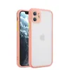 Fashion Matte Telefon Case dla iPhone 12 11 Pro Max XR XS SE2 6S 7 8 PLUS Osłona ochronna Cellphone Contrast Color Shell