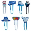 Bookmark 1PCS PVC Cute Cartoon Bookmarks Kawaii Goggles Roller Skates High Heels Paper Clips Page Holder Stationery School Office Supply