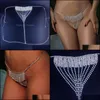 Belly Chains Jewelyssexy Rhinestone Tassel Underwear thong trosor för kvinnor Crystal Body Chain E-it Jewelry Valentines Gift Drop Delivery 2