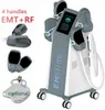 Efeito diretamente 4 alças 7 Tesla EMS Emagrecimento Electromagnético Estimulação Muscle Fat Burning Hienmt Sculpting Equipamentos de Beleza RF Remoção de Gordura com Almofada