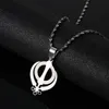 Collier pendentif sikhisme en acier inoxydable, couleur or argent, Sikh Khanda Sikhs, bijoux pour femmes et hommes